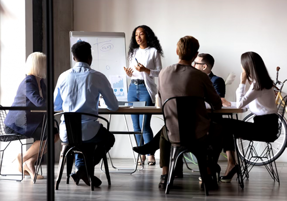 WrightNow Solutions facilitating a strategy session